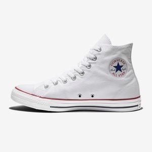 White Converse Hightops